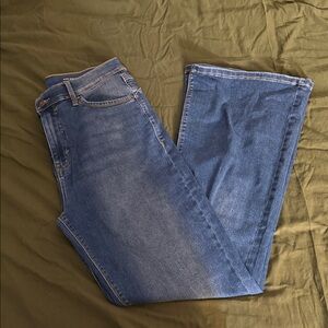 Women's Blue Flare Jeans